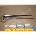 OEM 1965 1966 1967 Cadillac Deville Eldorado Fleetwood Calais TRICO WINDSHIELD WIPER ARMS - LEFT & RIGHT - POLISHED