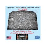 REM 1969-1970 CADILLAC DEVILLE FLEETWOOD CALAIS HOOD INSULATION 1/2" THICK - IN STOCK - CADHIN05