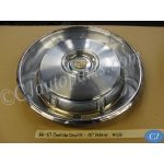 OEM 1966 1967 Cadillac Deville Fleetwood Calais 1966 Eldorado 15" HUBCAP WHEEL COVER W/ CREST EMBLEM SLOTTED #002