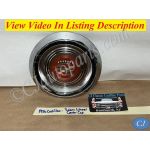 OEM 1956 Cadillac Deville Eldorado Fleetwood 15" SABRE WHEEL SPOKE RIM CENTER CAP WITH CREST EMBLEM (ONE)