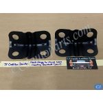 OEM 1971 1972 1973 1974 Cadillac Deville Fleetwood Calais HOOD HINGE TO WHEEL WELL MOUNTING BRACKETS - PAIR #1496999