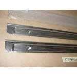 NEW 1977 1978 1979 1980 1981 1982 1983 1984 1985 CADILLAC DEVILLE FLEETWOOD GM 2 DOOR COUPE RWD DOOR SILL PLATES (PAIR) ~ BRAND NEW ~