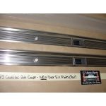 NEW 1977 1978 1979 1980 1981 1982 1983 1984 1985 CADILLAC DEVILLE FLEETWOOD GM 2 DOOR COUPE RWD DOOR SILL PLATES (PAIR) ~ BRAND NEW ~