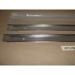 NEW 1977 1978 1979 1980 1981 1982 1983 1984 1985 CADILLAC DEVILLE FLEETWOOD GM 2 DOOR COUPE RWD DOOR SILL PLATES (PAIR) ~ BRAND NEW ~