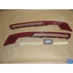 OEM 1974 1975 1976 Cadillac Deville Calais Fleetwood 1974 1975 1976 1977 1978 Eldorado DASH DEFROSTER SPEAKER GRILL VENT TRIM *DARK RED* #1602401/1602402