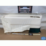 OEM 1971 1972 1973 1974 1975 1976 Cadillac Coupe Deville Calais 2 Dr LEFT DRIVER SIDE REAR LOWER DOOR PANEL ARM REST ~ WHITE WITH GREEN CARPET