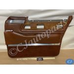 OEM 1966 Cadillac Fleetwood 4 Door RIGHT PASSENGER SIDE FRONT DOOR PANEL TRIM WITH ARM REST BASE & COURTESY LIGHT - BROWN
