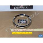 OEM 1961 Cadillac Deville Eldorado Fleetwood CHROME HEADLIGHT BEZEL DOOR TRIM #003 - #1475790/#3512425