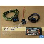 OEM 1974 1975 1976 Cadillac Deville Eldorado Fleetwood Calais DASH RADIO WIRE HARNESS PIGTAIL CONNECTORS