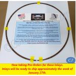 NEW 1969 1970 Cadillac Deville Fleetwood Calais Eldorado Steering Wheel Woodgrain Insert Inlay Trim - Made in USA