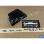 NEW 1964 CADILLAC DEVILLE ELDORADO FLEETWOOD DASH IN-CAR TEMP SENSOR GRILL COVER TRIM - BLACK