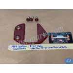 OEM 1959 1960 Cadillac Deville Eldorado Fleetwood LEFT FRONT DOOR UPPER DOOR HINGE COVER PLATE WITH BOLTS #4750405