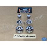 OEM 1959 1960 Cadillac Deville Eldorado Fleetwood DASH RADIO KNOBS BEZELS ESCUTCHEONS & HARDWARE #1471183