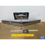 OEM 1980 1981 1982 Cadillac Seville CHROME HOOD LIP MOLDING TRIM WITH BLACK SPACER FILLER PANEL #1618459/#1619954