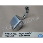 OEM 1963 1964 Cadillac Deville Eldorado Fleetwood RIGHT PASSENGER SIDE INTERIOR DOOR HANDLE #4876622