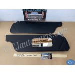 OEM 1971 1972 1973 1974 1975 1976 Cadillac Deville Fleetwood Calais 1971 1972 1973 1974 1975 1976 1977 1978 Eldorado  SUN VISORS (PAIR) WITH HINGES & MIRROR ~ BLACK