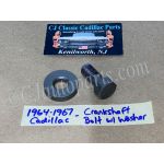 NEW 1964 1965 1966 1967 CADILLAC DEVILLE ELDORADO FLEETWOOD CALAIS 429 ENGINE CRANK CRANKSHAFT BOLT & WASHER