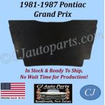 REM 1981 1982 1983 1984 1985 1986 1987 PONTIAC GRAND PRIX HOOD INSULATION IN STOCK - 1/2" THICK - GPX-HIN-060