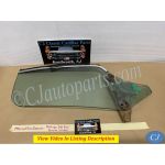 OEM 1967 1968 1969 1970 Cadillac Eldorado RIGHT PASSENGER SIDE REAR QUARTER WINDOW GLASS WITH CHROME TRIM