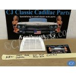 NEW 1965 1966 CADILLAC DEVILLE ELDORADO FLEETWOOD CALAIS DASH IN-CAR TEMP SENSOR GRILL COVER TRIM - RED