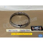 OEM 1962 Cadillac Deville Fleetwood Eldorado HEADLIGHT CHROME BEZEL DOOR TRIM #3512583/#1477656