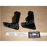 OEN 1974 1975 1976 Cadillac Fleetwood Deville Calais 1974 1975 1976 1977 1978 Eldorado FRONT BUMPER INNER LICENSE PLATE GUARD MOUNTING BRACKETS #3516029/#3516028