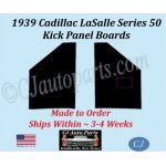NEW 1939 Cadillac LaSalle Series 50 Kick Panel Board 2 Piece Set CAD-KPN-105