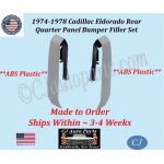 NEW 1976 1977 1978 1979 Cadillac Seville 2 Piece Front Fender Filler Set