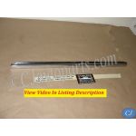 OEM 1959 1960 Cadillac Sedan Deville Flat Top RIGHT FRONT DOOR UNDER WINDOW MOLDING TRIM #4754467