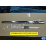 OEM 1959 1960 Cadillac Sedan Deville Flat Top LEFT REAR DOOR UNDER GLASS LOWER MOLDING TRIM #4753856