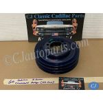 RESTORED 1958 1959 1960 1961 1962 CADILLAC DEVILLE ELDORADO FLEETWOOD 390 ENGINE CRANK CRANKSHAFT PULLEY TRIPLE (3) GROOVE ~ A/C CARS #3631320