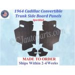 NEW 1964 Cadillac Eldorado Deville Convertible TRUNK SIDE BOARD PANELS  - Cadillac Speckle - #CAD-SDP-266