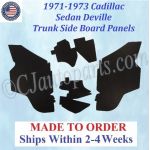 1971 1972 1973 Cadillac Sedan Deville Hardtop TRUNK SIDE BOARD PANELS #CAD-SDP-345