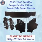 NEW 1965-1966 Cadillac Coupe Deville Hardtop TRUNK SIDE BOARD PANELS #CAD-SDP-280