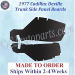 1977 Cadillac Deville  TRUNK SIDE BOARD PANELS #CAD-SDP-380