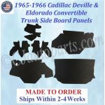 NEW 1965-1966 Cadillac Deville & Eldorado CONVERTIBLE TRUNK SIDE BOARD PANELS #CAD-SDP-285