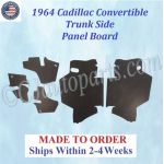 NEW 1964 Cadillac Eldorado Deville Convertible TRUNK SIDE BOARD PANELS #CAD-SDP-265