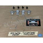 OEM 1974 1975 1976  Cadillac Deville Fleetwood Calais 1974 1975 1976 1977 1978 Eldorado FRONT DASH SPEAKER & GRILL MOUNTING BRACKETS & HARDWARE CLIPS