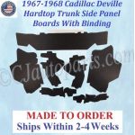 NEW 1965-1966 Cadillac Coupe Deville Hardtop TRUNK SIDE BOARD PANELS #CAD-SDP-280