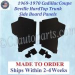 1969 1970 Cadillac Coupe Deville Hardtop TRUNK SIDE BOARD PANELS #CAD-SDP-315