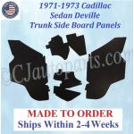 1971 1972 1973 Cadillac Sedan Deville Hardtop TRUNK SIDE BOARD PANELS #CAD-SDP-345