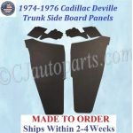 1974 1975 1976 Cadillac Deville TRUNK SIDE BOARD PANELS #CAD-SDP-365