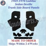 1969 1970 Cadillac Sedan Deville Hardtop TRUNK SIDE BOARD PANELS #CAD-SDP-335