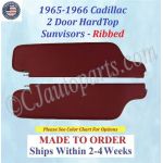 1965-1966 Cadillac Deville Calais Commercial Chassis 2 Door HardTop SUNVISORS (PAIR) #CAD-SVR-495