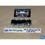NEW 1963 1964 1965 1966 1967 1968 1969 1970 1971 CADILLAC DEVILLE ELDORADO FLEETWOOD CALAIS A/C CONDENSER MOUNTS RUBBER BUMPER (SET OF 4)