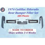 NEW 1974 Cadillac Eldorado 5 Piece Rear Filler Set Bumper Fillers