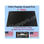 REM 1963 PONTIAC GRAND PRIX HOOD INSULATION IN STOCK- 1" THICK - GPX-HIN-010