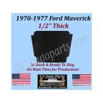 NEW 1970 1971 1972 1973 1974 1975 1976 1977 FORD MAVERICK HOOD INSULATION - 1/2" THICK - FAM-HIN-050