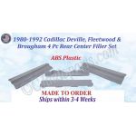NEW 1980 1981 1982 1983 1984 1985 1986 1987 1988 1989 1990 1991 1992 Cadillac Deville Fleetwood Brougham Rear Center Bumper Filler Set