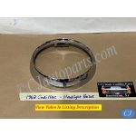 OEM 1962 Cadillac Deville Fleetwood Eldorado HEADLIGHT CHROME BEZEL DOOR TRIM #3512583/#1477656